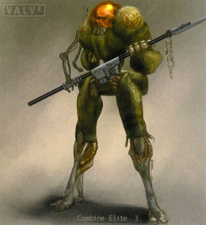 Combine Synth Elite Soldier koncept č.1